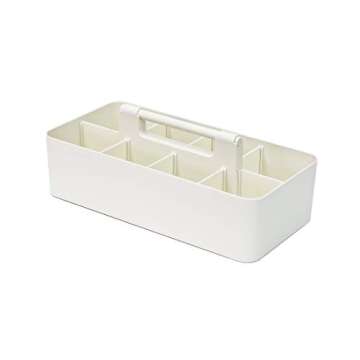 Enjoy Organizer New Office Storage Portable Organizer DIY basket Caddy -MADE IN USA (Ivory)