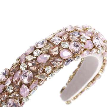 Elegant HAIMEIKANG Rhinestone Headband for Women and Girls