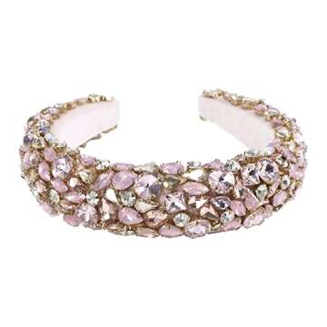 Elegant HAIMEIKANG Rhinestone Headband for Women and Girls