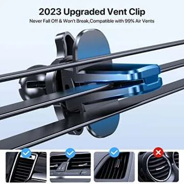 LOTUNY Universal Phone Mount for Car, Reliable Suction Hands-Free Car Phone Holder Mount, Automobile Cell Phone Holder Car for Dashboard Windshield Vent Fit for All Smartphones