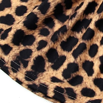 QLIyang Girls Ruffle Leggings Leopard Print Bell Bottoms Flare Pants 3T