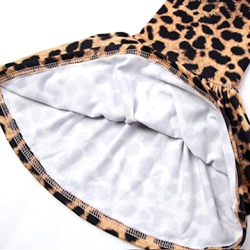 QLIyang Girls Ruffle Leggings Leopard Print Bell Bottoms Flare Pants 3T