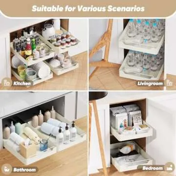 Pull Out Cabinet Organizer for Easy Kitchen Storage Solutions