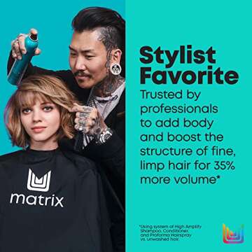 Matrix High Amplify Volumizing Shampoo for Fine Hair
