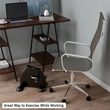 Compact Under Desk Bike for Home Use - Wakeman Fitness