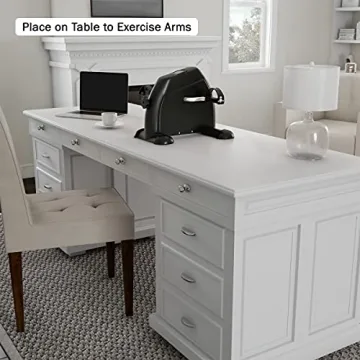 Compact Under Desk Bike for Home Use - Wakeman Fitness