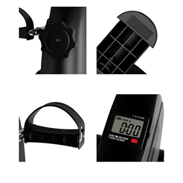 Compact Under Desk Bike for Home Use - Wakeman Fitness