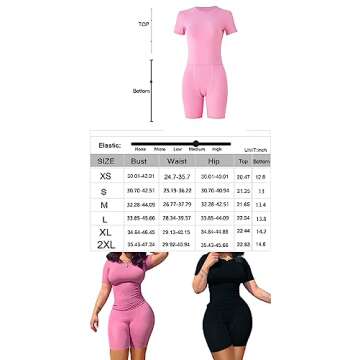 LICOBOD XS-3XL Casual Workout Two Piece Outfits for Women Short Sleeve T-shirt+Elastic High Waist Sh...