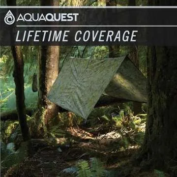 AquaQuest Defender Camping Tarp - Heavy Duty Waterproof Shelter