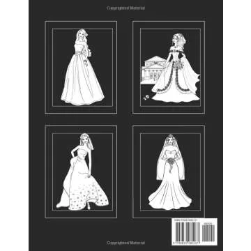 Midnight Wedding Dress Coloring Book for Creative Minds