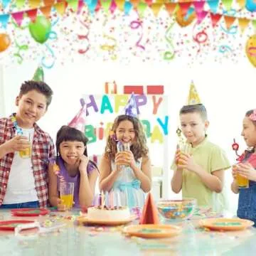 Lidmada 25Pcs Princess Party Straws for Kids Fun