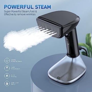 High-Performance Handheld Clothing Steamer 1800W Power