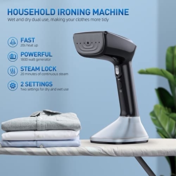 High-Performance Handheld Clothing Steamer 1800W Power