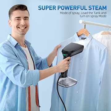 High-Performance Handheld Clothing Steamer 1800W Power