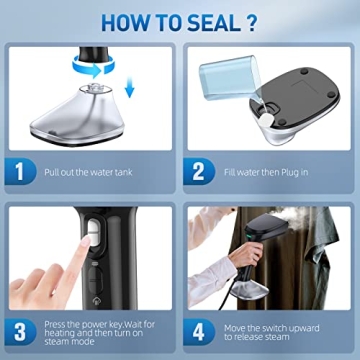 High-Performance Handheld Clothing Steamer 1800W Power