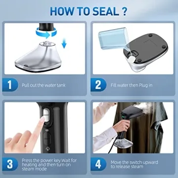 High-Performance Handheld Clothing Steamer 1800W Power