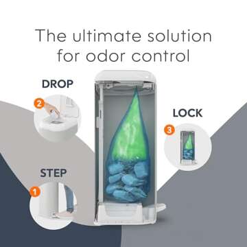 Platinum Diaper Pail: Convenient, Durable, Odor-Locking Solution