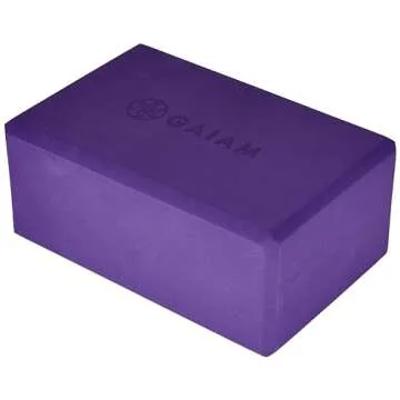 Gaiam Yoga Block for Support, Stability, and Comfort