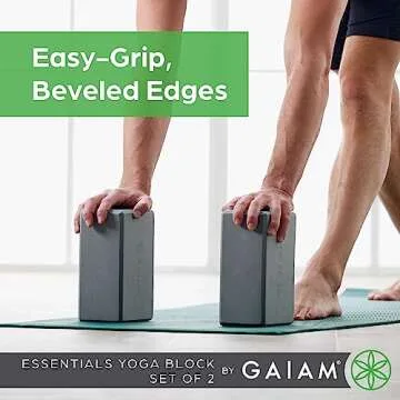 Gaiam Yoga Block for Support, Stability, and Comfort
