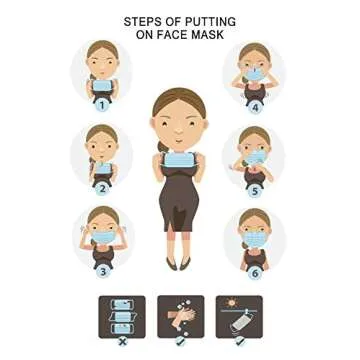 Stylish Pink Princess Face Mask for Brides & Guests 3-Pack