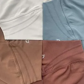 TomTiger Workout Shorts for Women High Waist Gym Fitness Running Yoga Bike Active Exercise Women's Short Tummy Control 3" (S, Coffee)