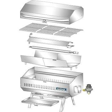 Magma ChefsMate Gas Grill A10-803 - Multi Size