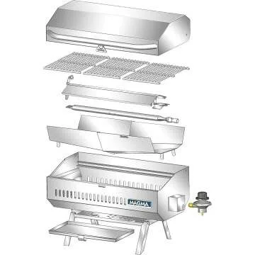 Magma ChefsMate Gas Grill A10-803 - Multi Size