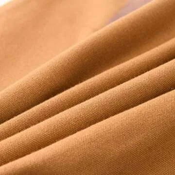 NordECO HOME Set of 2 Throw Pillow Covers - 100% Cotton Soft Decorative Outdoor Pillows Cushion Covers for Bed Home Decoration, 20 x 20, Brown Beige