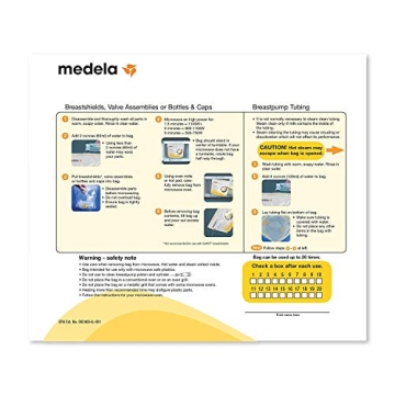 Medela Quick Clean Micro-Steam Bags for Easy Bottle Sanitizing
