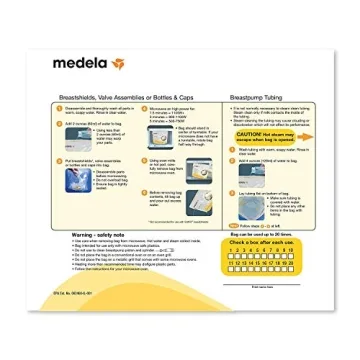 Medela Quick Clean Micro-Steam Bags for Easy Bottle Sanitizing