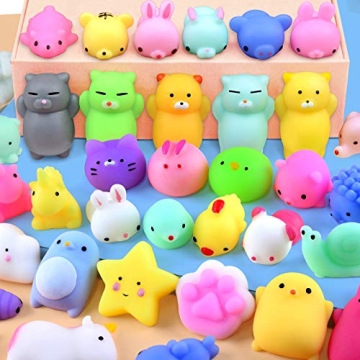 Mochi Squishy Toys 20 Pcs Mini Animal Party Favors