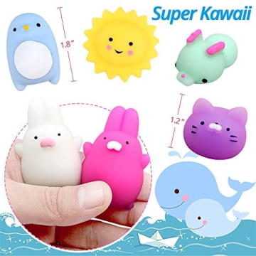 Mochi Squishy Toys 20 Pcs Mini Animal Party Favors