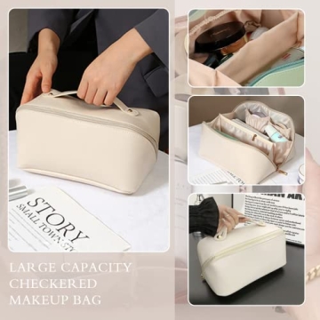 Ovenot Travel Cosmetic Bag - Waterproof Large Capacity Makeup Bag