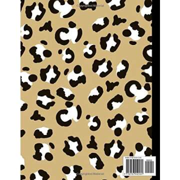 Notebook/Journal: Leopard Print Composition Notebook
