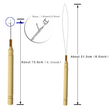 500 Pieces Micro Silicone Rings Hair Extensions Kit