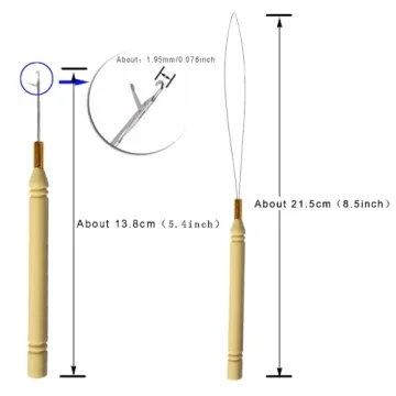 500 Pieces Micro Silicone Rings Hair Extensions Kit