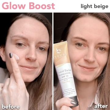 Organic Tinted Face Sunscreen - SPF 20 Natural Protection