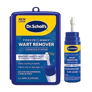 Dr. Scholl's Freeze Away WART Remover, 12 Applications // Doctor-Proven Freeze Therapy to Remove Com...