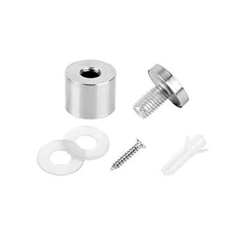 Standoff Screws for Acrylic 1 x 1 inch Stainless Steel Wall Sign Silver Standoff Mounting Hardware 2...