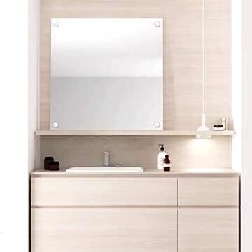 Standoff Screws for Acrylic 1 x 1 inch Stainless Steel Wall Sign Silver Standoff Mounting Hardware 20 Pack