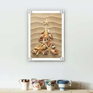 Standoff Screws for Acrylic 1 x 1 inch Stainless Steel Wall Sign Silver Standoff Mounting Hardware 20 Pack