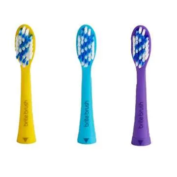 BriteBrush Brush Head Replacement 3-Pack - for BriteBrush Interactive Smart Kids Brushes - Fun to Pl...