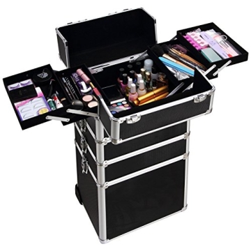 Ollieroo Rolling Cosmetic Makeup Case Trolley