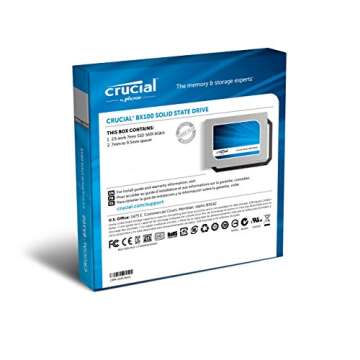 Crucial BX100 1TB SSD - Fast, Reliable & Versatile Storage Upgrade