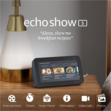 Echo Show 5 Smart Display with Alexa and Camera