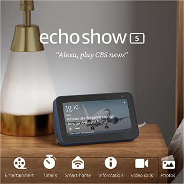 Echo Show 5 Smart Display with Alexa and Camera
