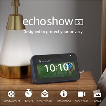 Echo Show 5 Smart Display with Alexa and Camera