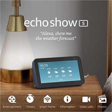 Echo Show 5 Smart Display with Alexa and Camera