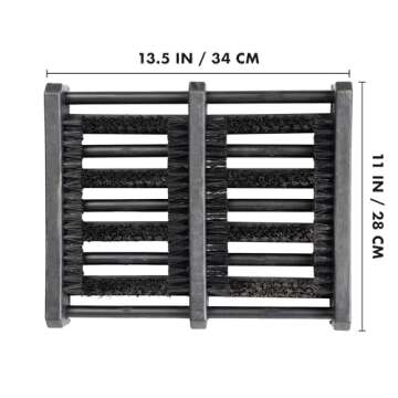 Jobsite Boot Scraper - Outdoor Shoe Scrubber for All Footwear