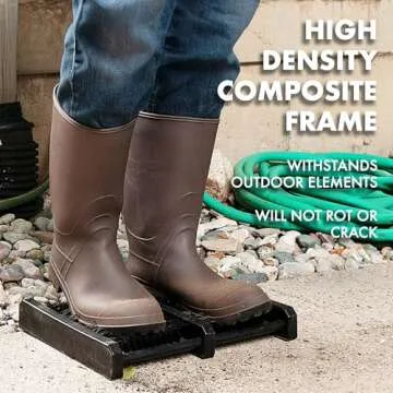 Jobsite Boot Scraper - Ultimate Outdoor Shoe Cleaner